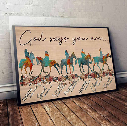 God Says - Horse Poster 062021