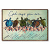 God Says - Turtle Poster 062021