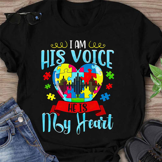 I'm His Voice - Autism Awareness T-shirt And Hoodie 062021