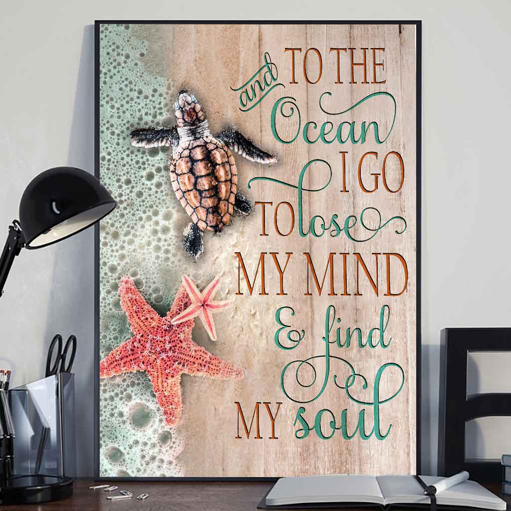 To The Ocean  - Turtle Poster 062021