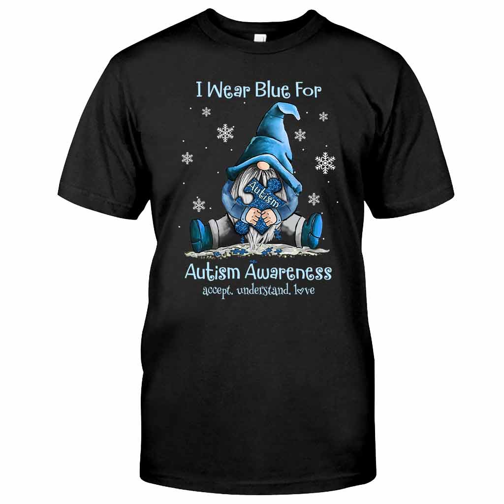 I Wear Blue - Autism Awareness T-shirt And Hoodie 062021