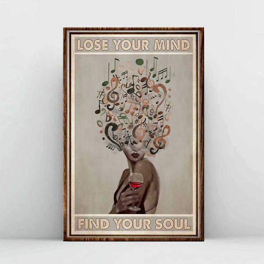 Lose Your Mind  - Wine Poster 062021