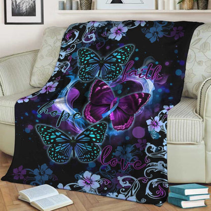 Faith Hope Love - Suicide Prevention Blanket 062021