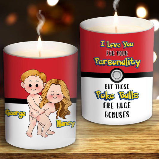 I Love You - Personalized Candle With Wooden Lid