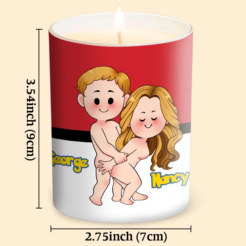 I Love You - Personalized Candle With Wooden Lid