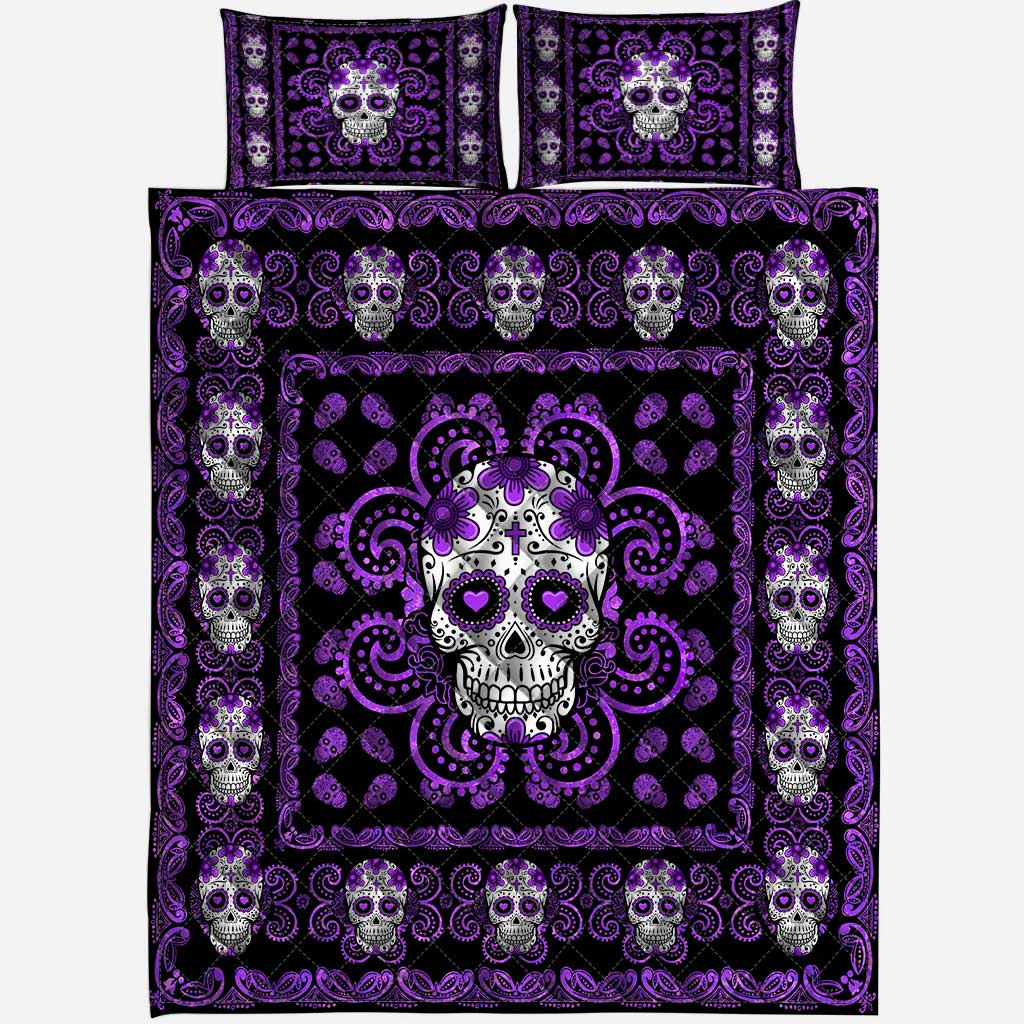 Skull Quilt Set