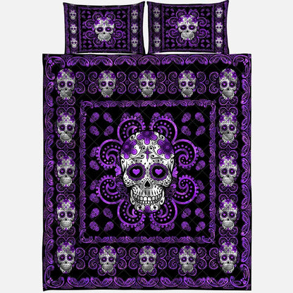 Skull Quilt Set