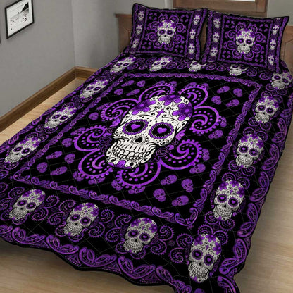 Skull Quilt Set