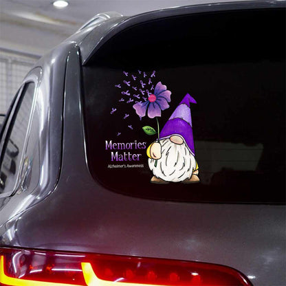 Memories Matter - Alzheimer Awareness Decal Full