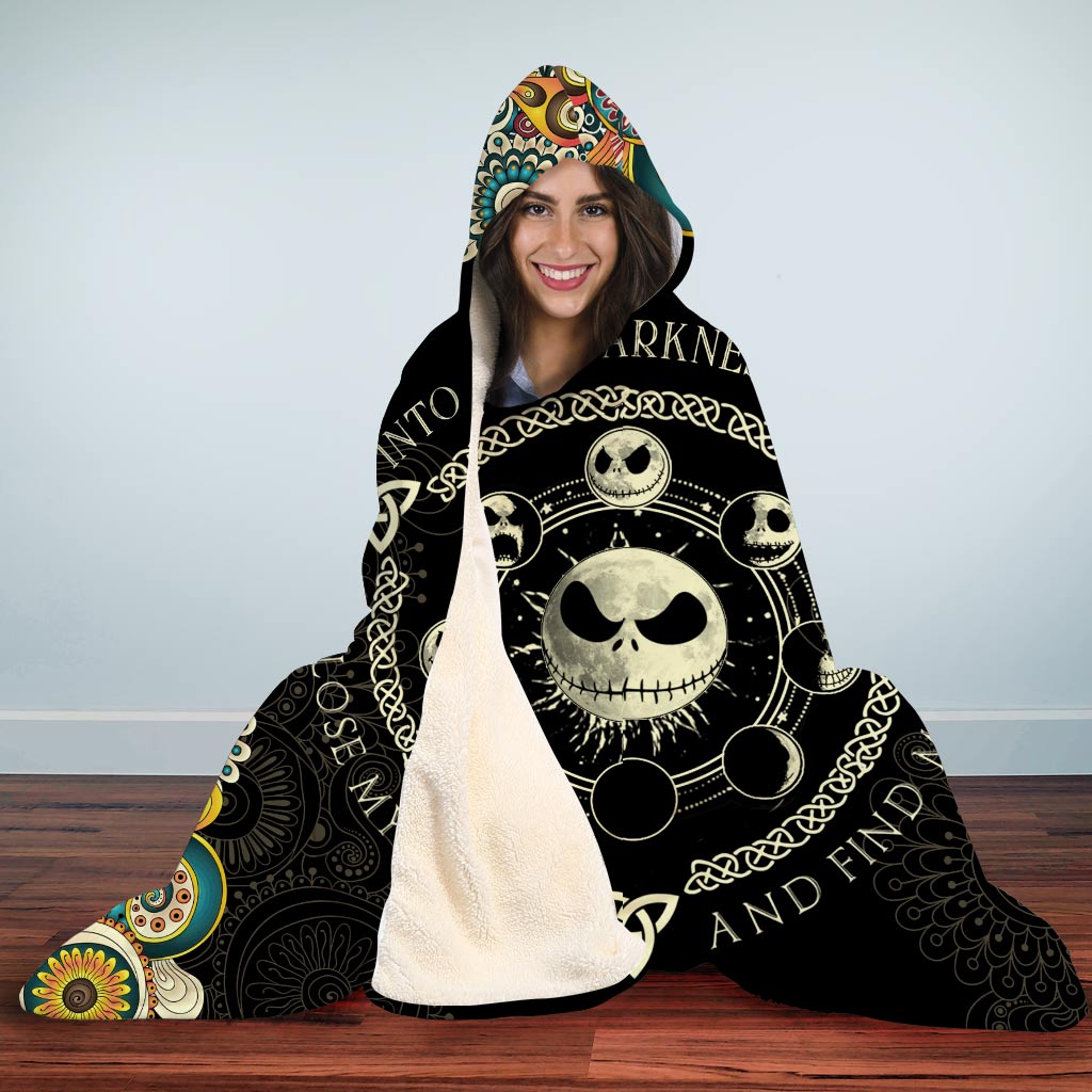 Into The Darkness I Go - Nightmare Hooded Blanket