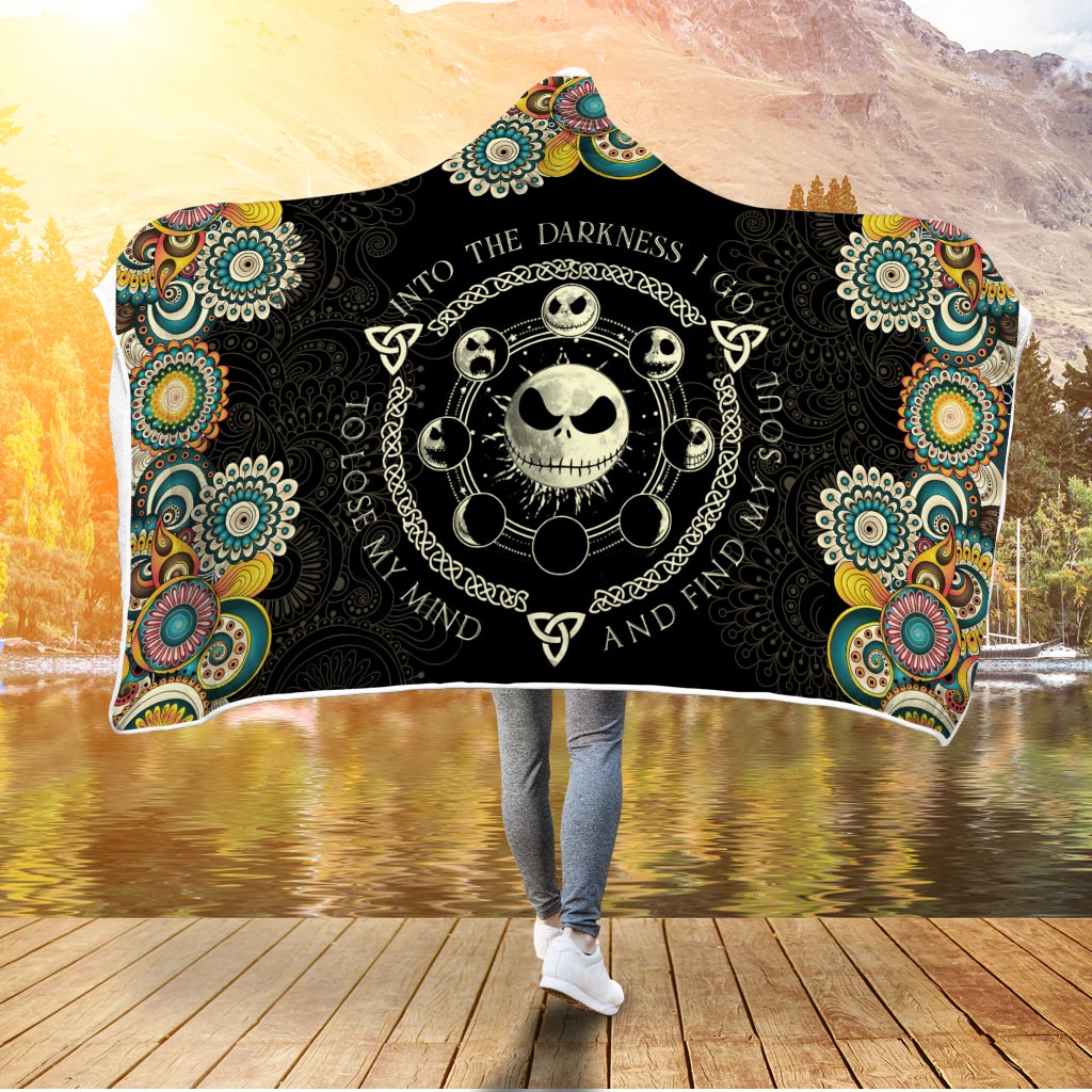 Into The Darkness I Go - Nightmare Hooded Blanket