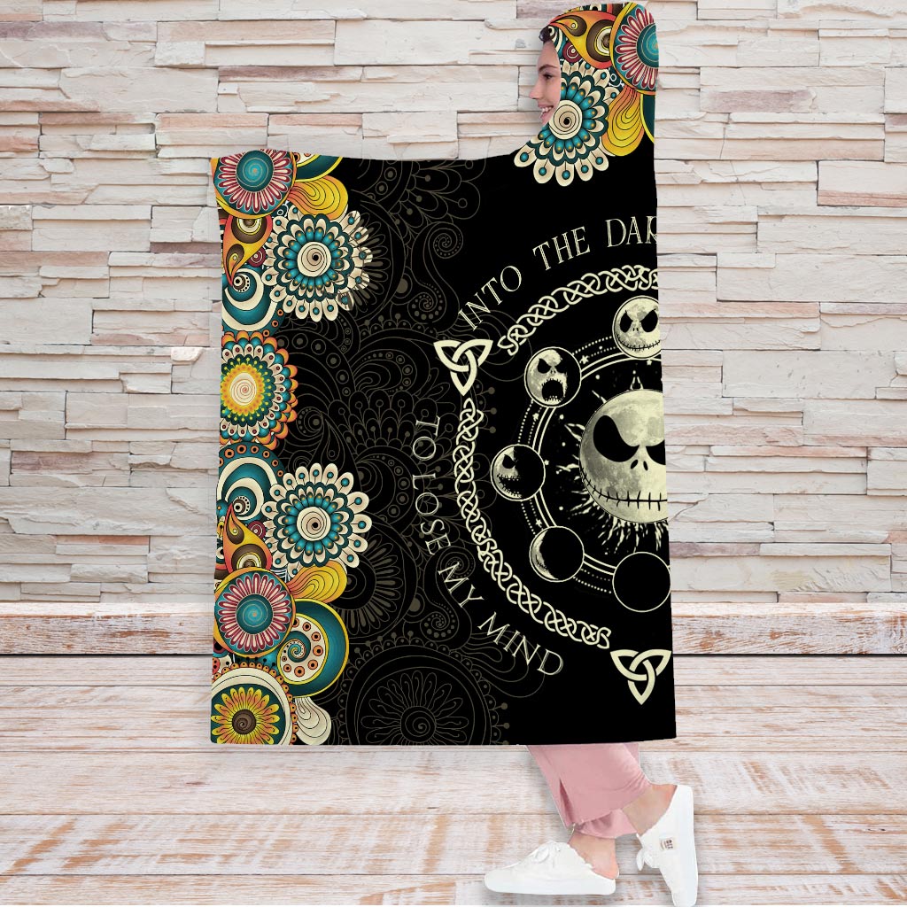 Into The Darkness I Go - Nightmare Hooded Blanket