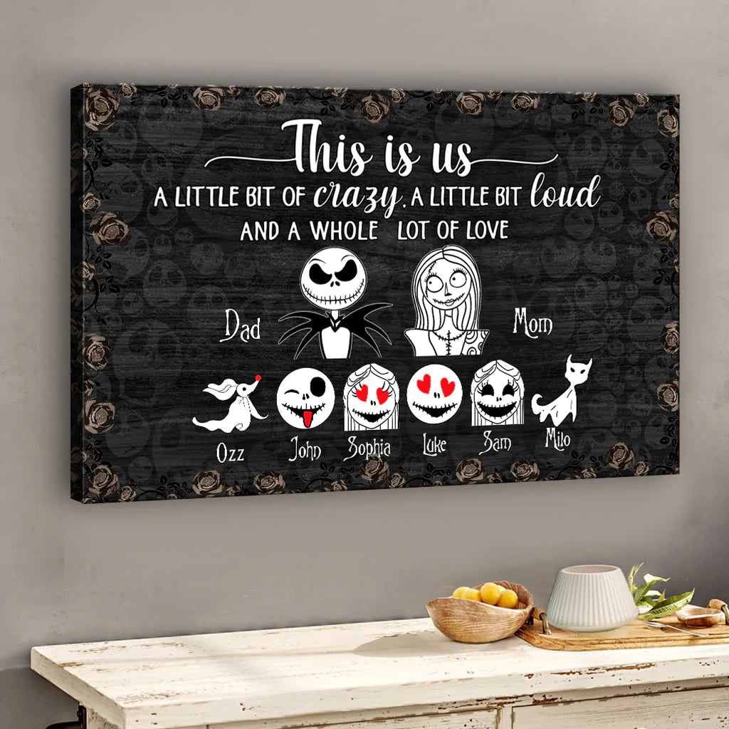This Is Us - Personalized Nightmare Canvas And Poster