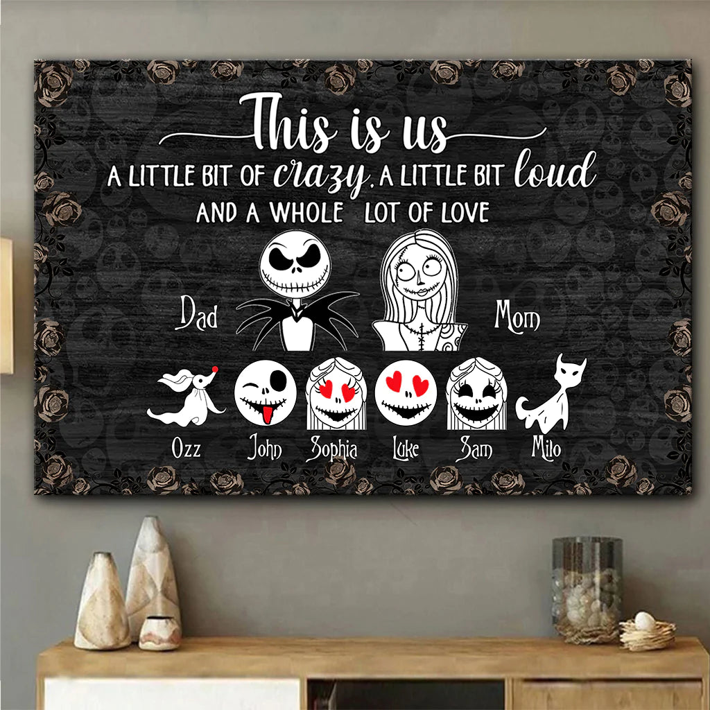 This Is Us - Personalized Nightmare Canvas And Poster