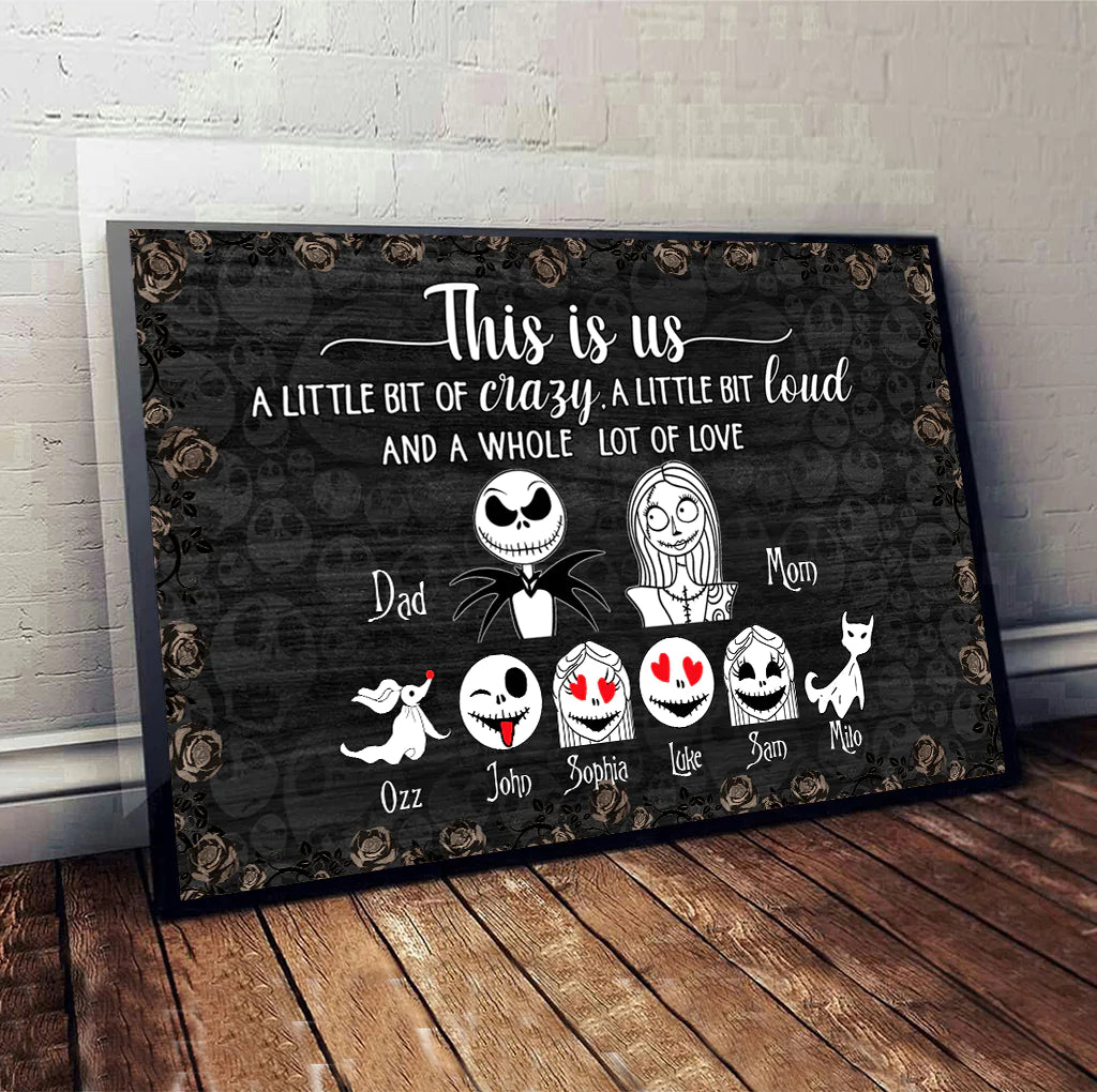 This Is Us - Personalized Nightmare Canvas And Poster