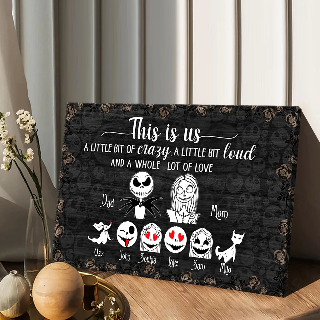 This Is Us - Personalized Nightmare Canvas And Poster