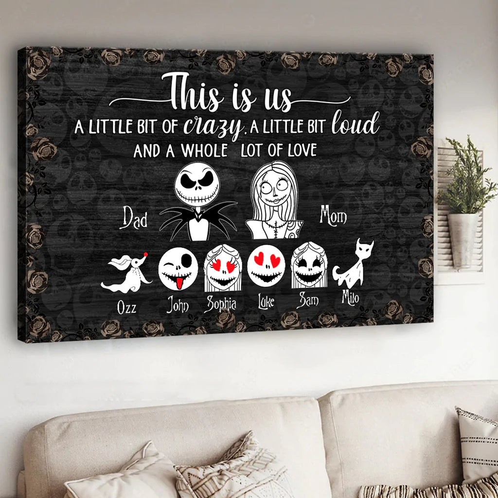 This Is Us - Personalized Nightmare Canvas And Poster