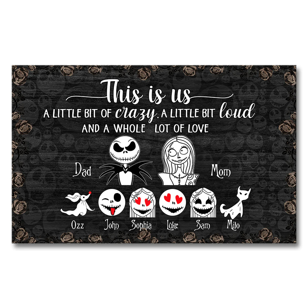 This Is Us - Personalized Nightmare Canvas And Poster