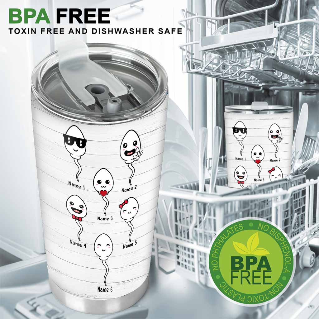 Sweaty Hairy Balls - Personalized Father's Day Tumbler