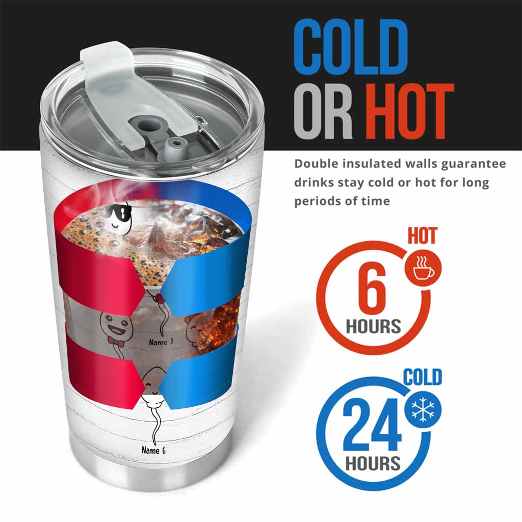 Sweaty Hairy Balls - Personalized Father's Day Tumbler