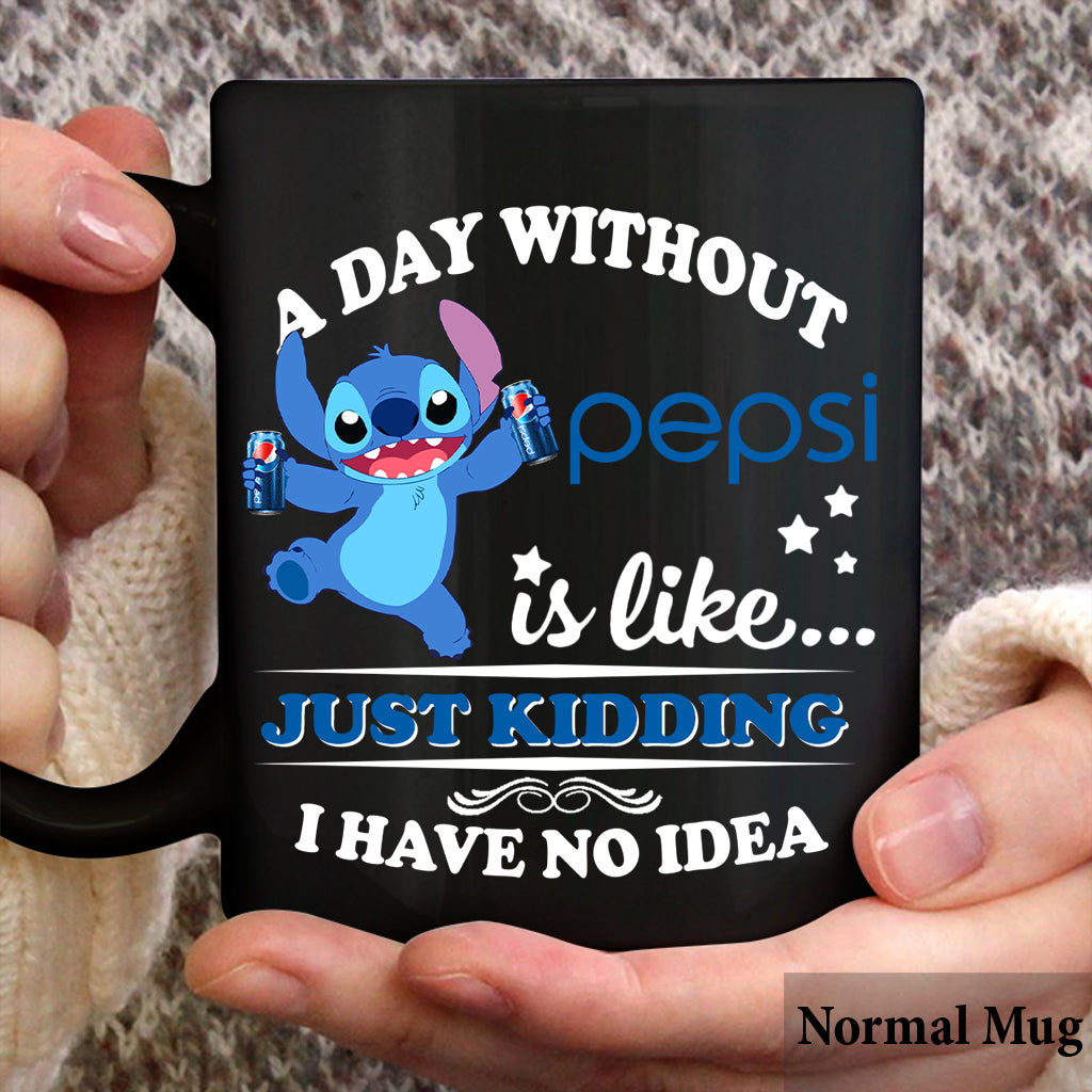 A Day Without Soft Drink Blue Soft Drink Mug