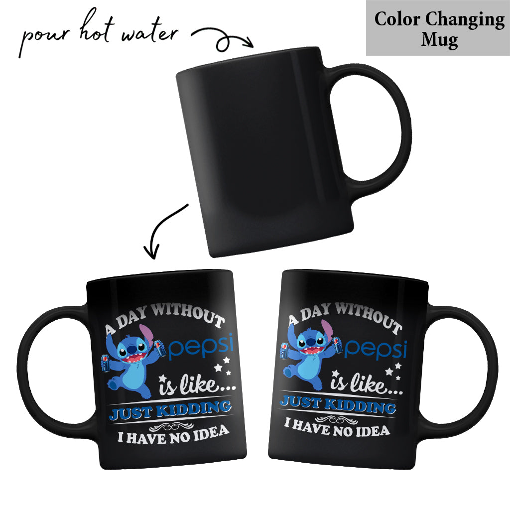 A Day Without Soft Drink Blue Soft Drink Mug