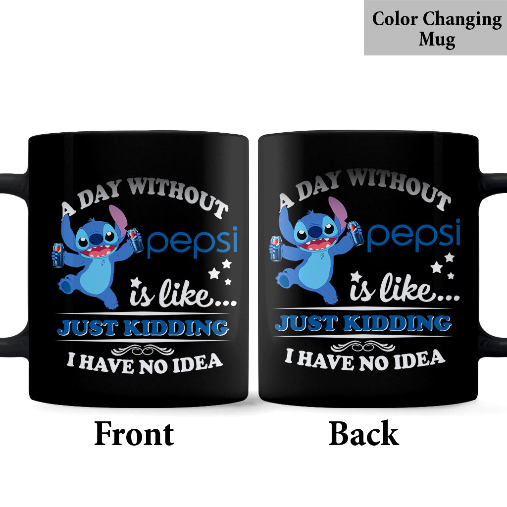 A Day Without Soft Drink Blue Soft Drink Mug