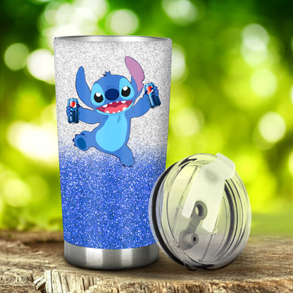 A Day Without Soft Drink Blue Soft Drink Tumbler