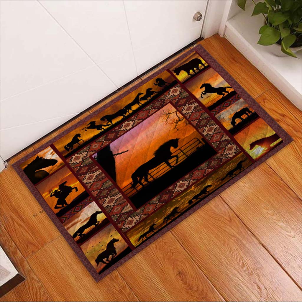 Sunset - Horse Doormat