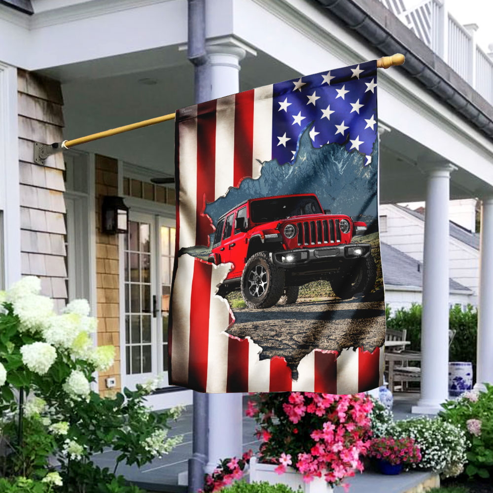 American Flag Car House Flag 0523