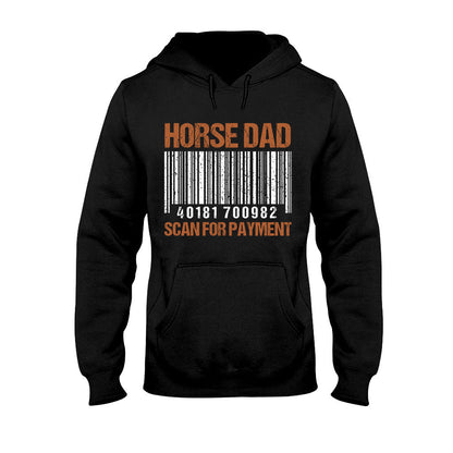 Scan For Payment - Personalized Horse T-shirt and Hoodie