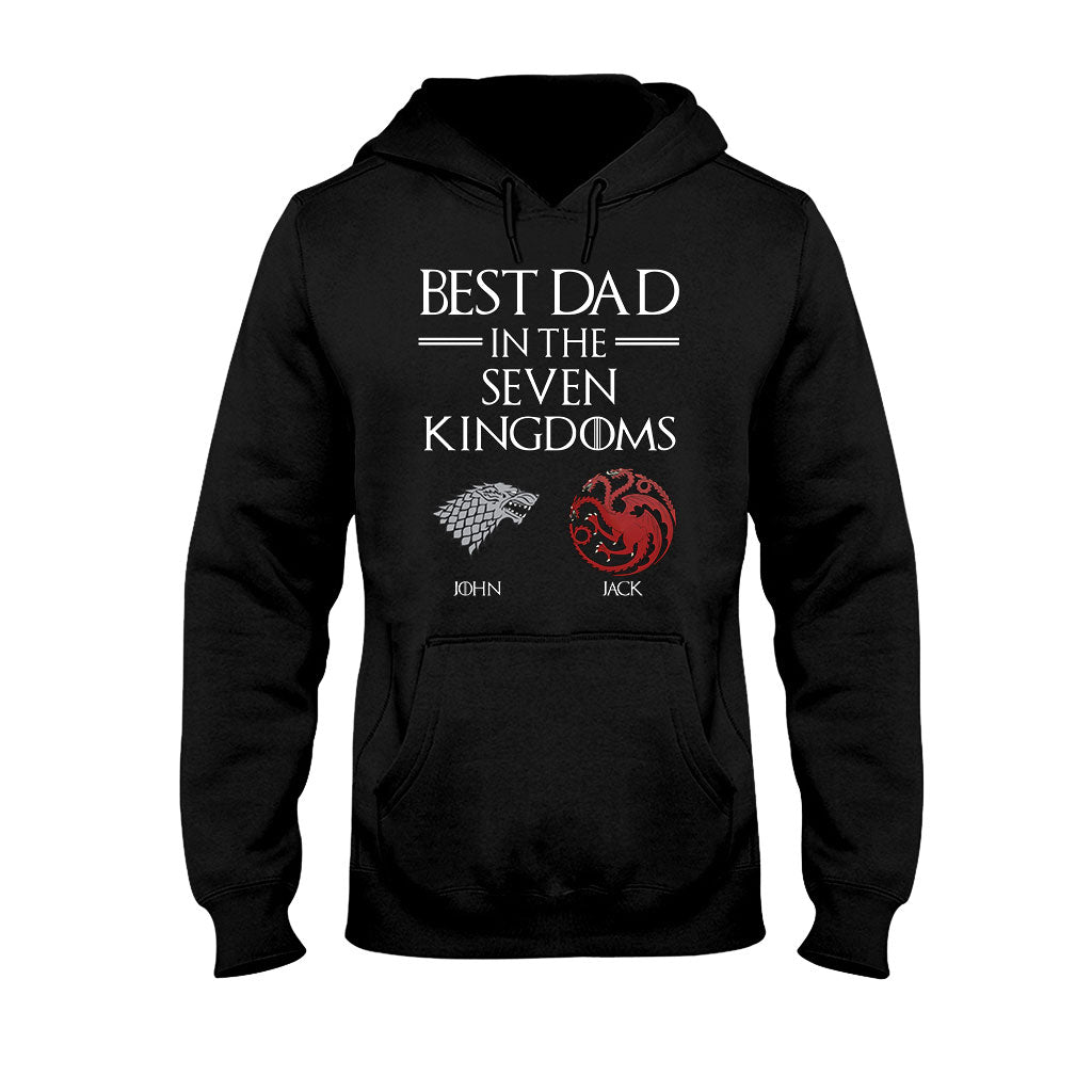 Best Dad In The Seven Kingdoms - Personalized Thrones Game T-shirt and Hoodie