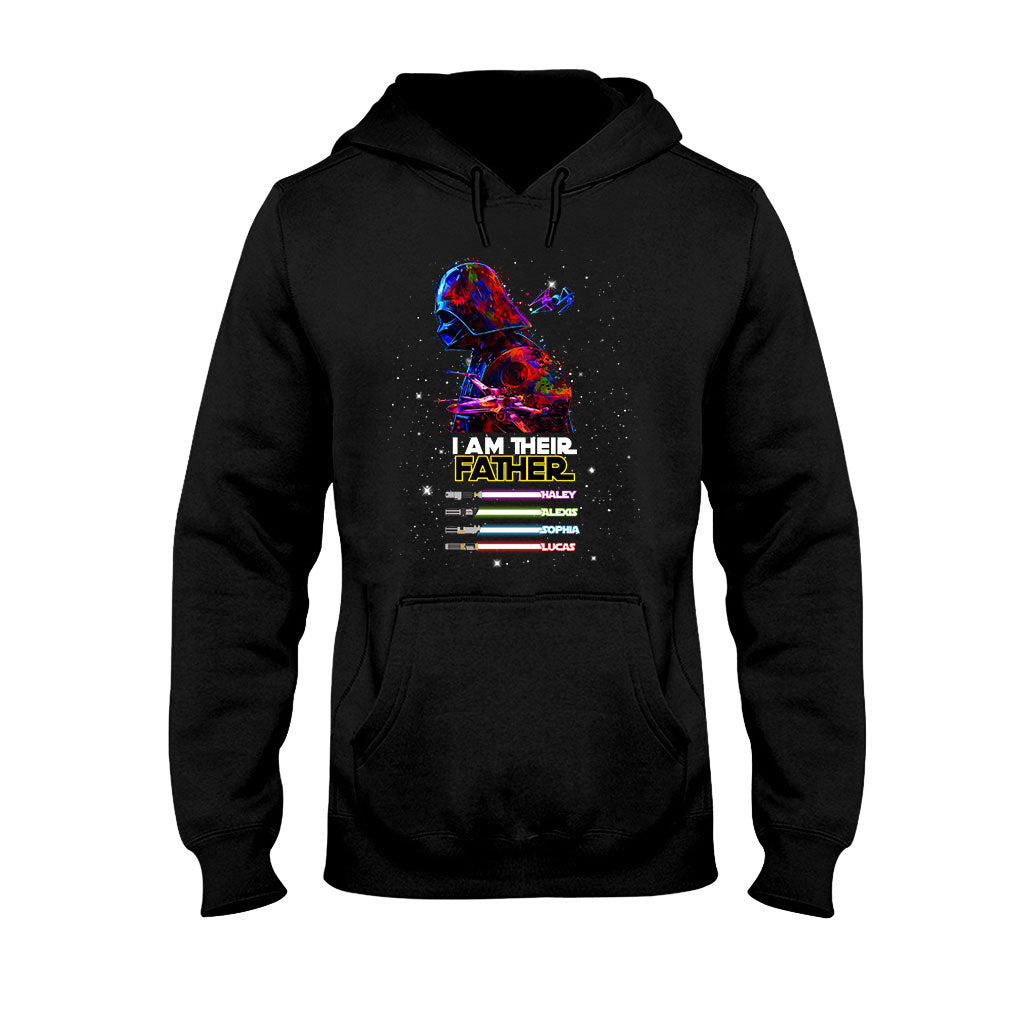 I Am Their Father - Personalized Father's Day The Force T-shirt and Hoodie abtest
