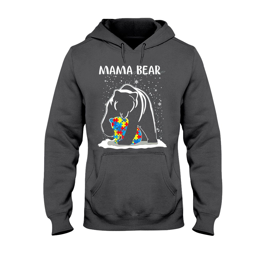 Mama Bear - Autism Awareness T-shirt and Hoodie 112021