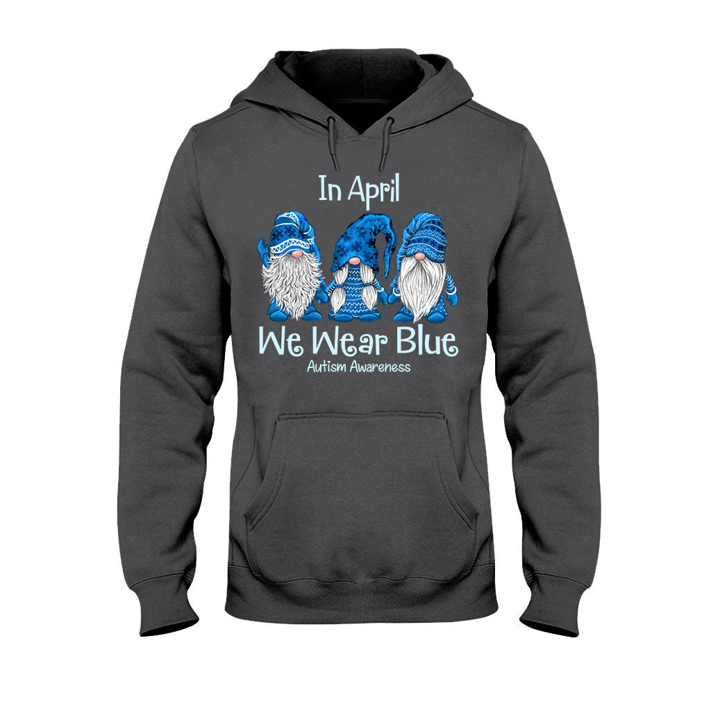 In April We Wear Blue - Autism Awareness T-shirt and Hoodie 1121