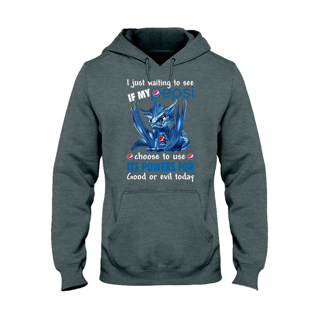 Just Waiting To See - Personalized Blue Soft Drink T-shirt and Hoodie