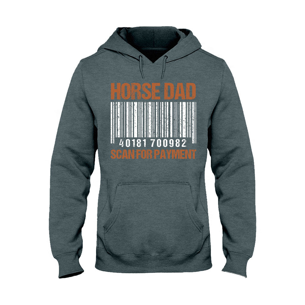 Scan For Payment - Personalized Horse T-shirt and Hoodie