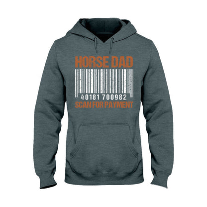 Scan For Payment - Personalized Horse T-shirt and Hoodie