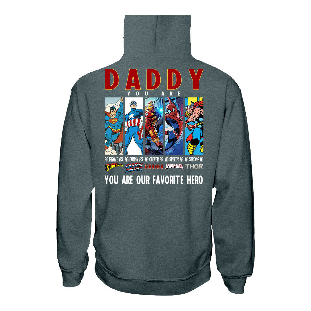 Super Daddy - Personalized Father T-shirt and Hoodie