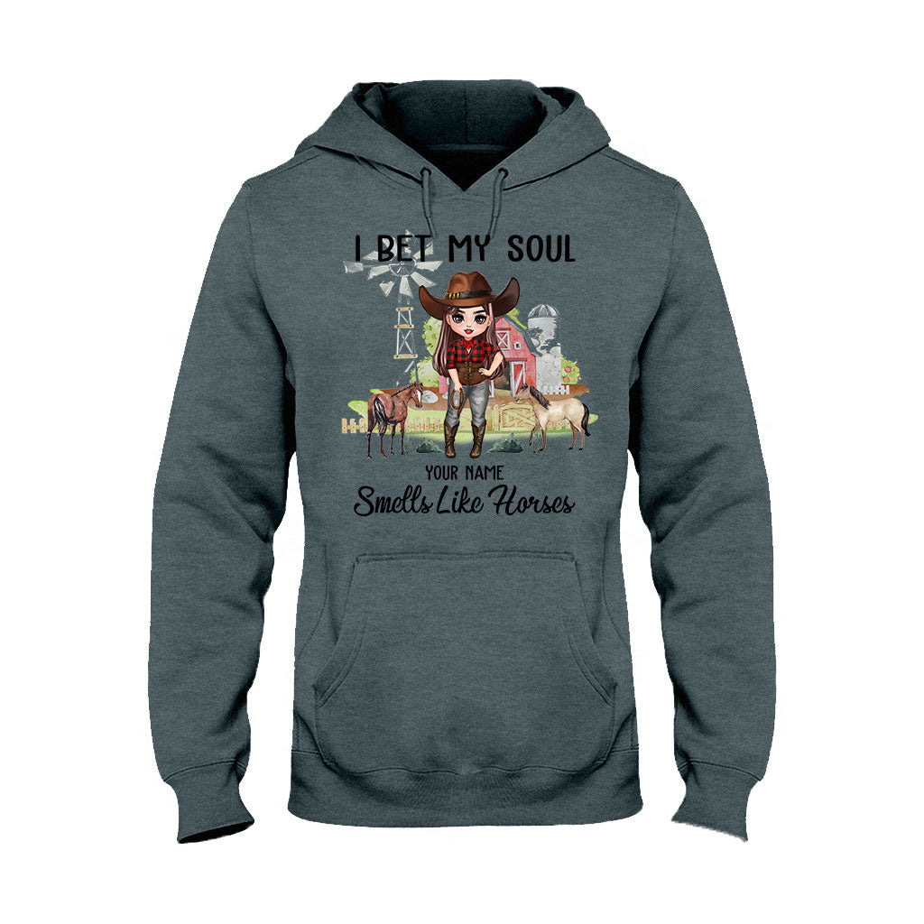 I Bet My Soul Smells Like Horses - Personalized Horse T-shirt and Hoodie