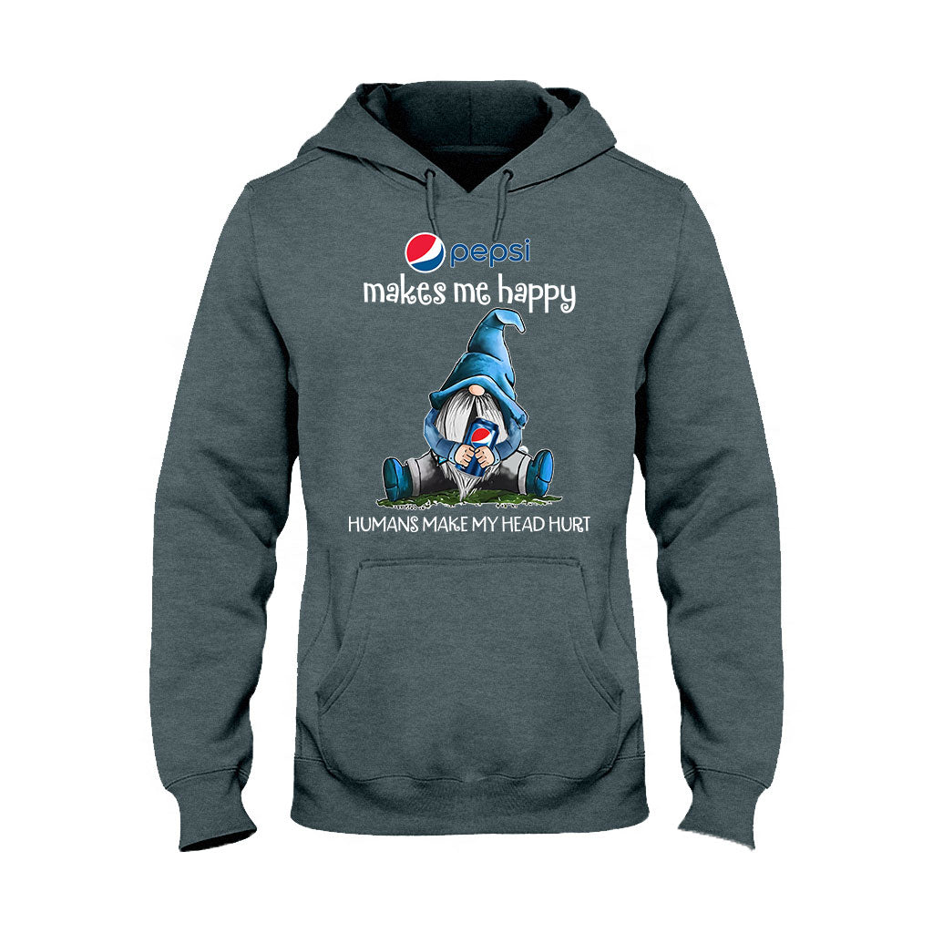 Humans Make My Head Blue Soft Drink T-shirt and Hoodie