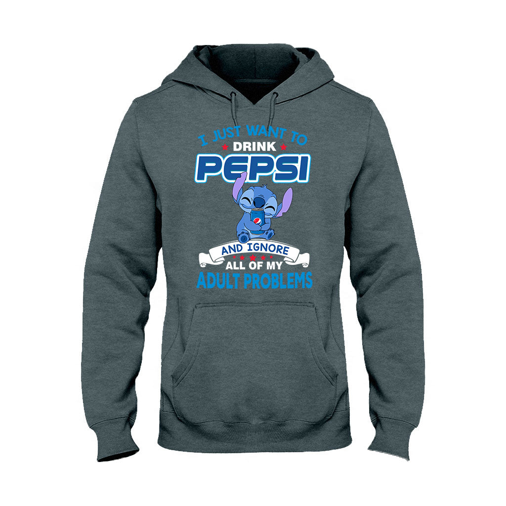I Just Want To Drink - Blue Soft Drink T-shirt and Hoodie