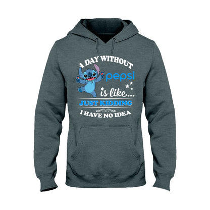 A Day Without - Blue Soft Drink T-shirt and Hoodie