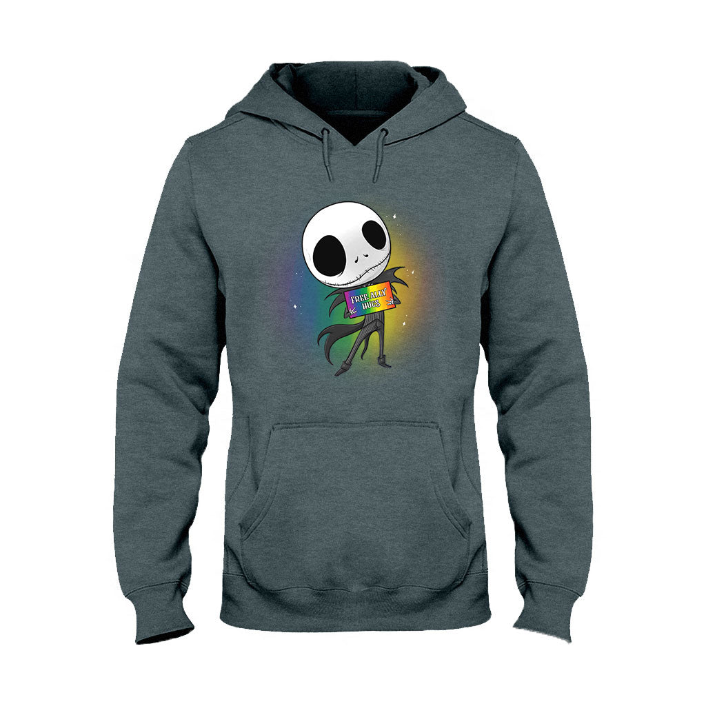 Free Ally Hugs Are - LGBT Support T-shirt and Hoodie