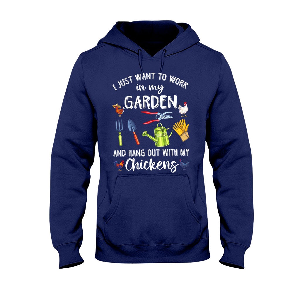 I Just Want To Work - Gardening T-shirt and Hoodie 112021