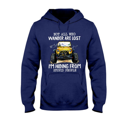 Not All Who Wander Are Lost - Car T-shirt and Hoodie 112021