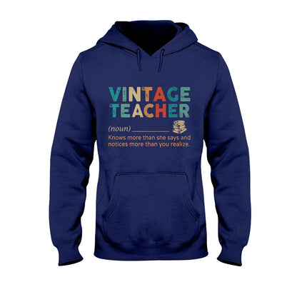 Vintage Teacher T-shirt And Hoodie 062021