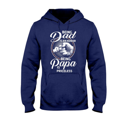 Being Papa - Grandpa T-shirt And Hoodie 062021