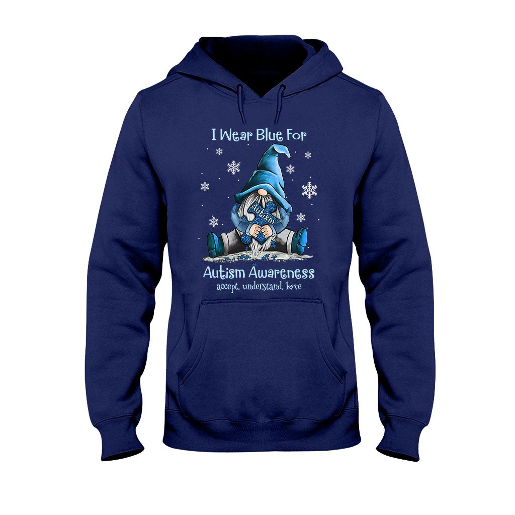 I Wear Blue - Autism Awareness T-shirt And Hoodie 062021