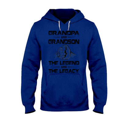 Grandpa And Grandson T-shirt And Hoodie 072021